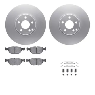 R1 Concepts WDTH1-63040 Brake Rotors - Carbon Coated W/ Euro Ceramic Pads & Hdw